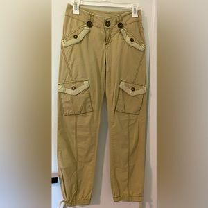 DKNY Active Khaki Pants Jogger Cargo Style | Size 0